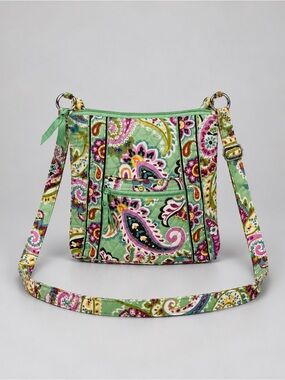 Vera Bradley Tutti Frutti Hipster Crossbody Bag Purse Floral Quilted
